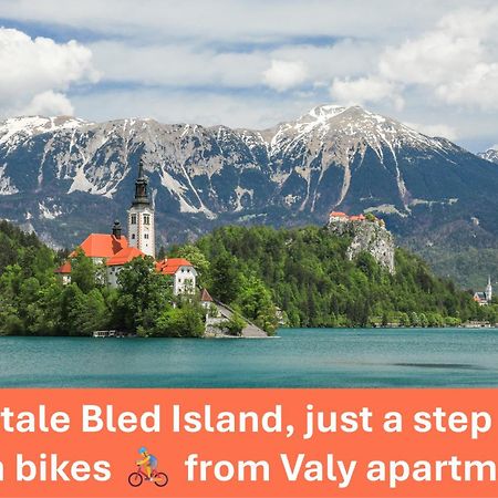 Apartment Valy - Free Bikes, Relaxing Terrace & Near Bled Eksteriør bilde