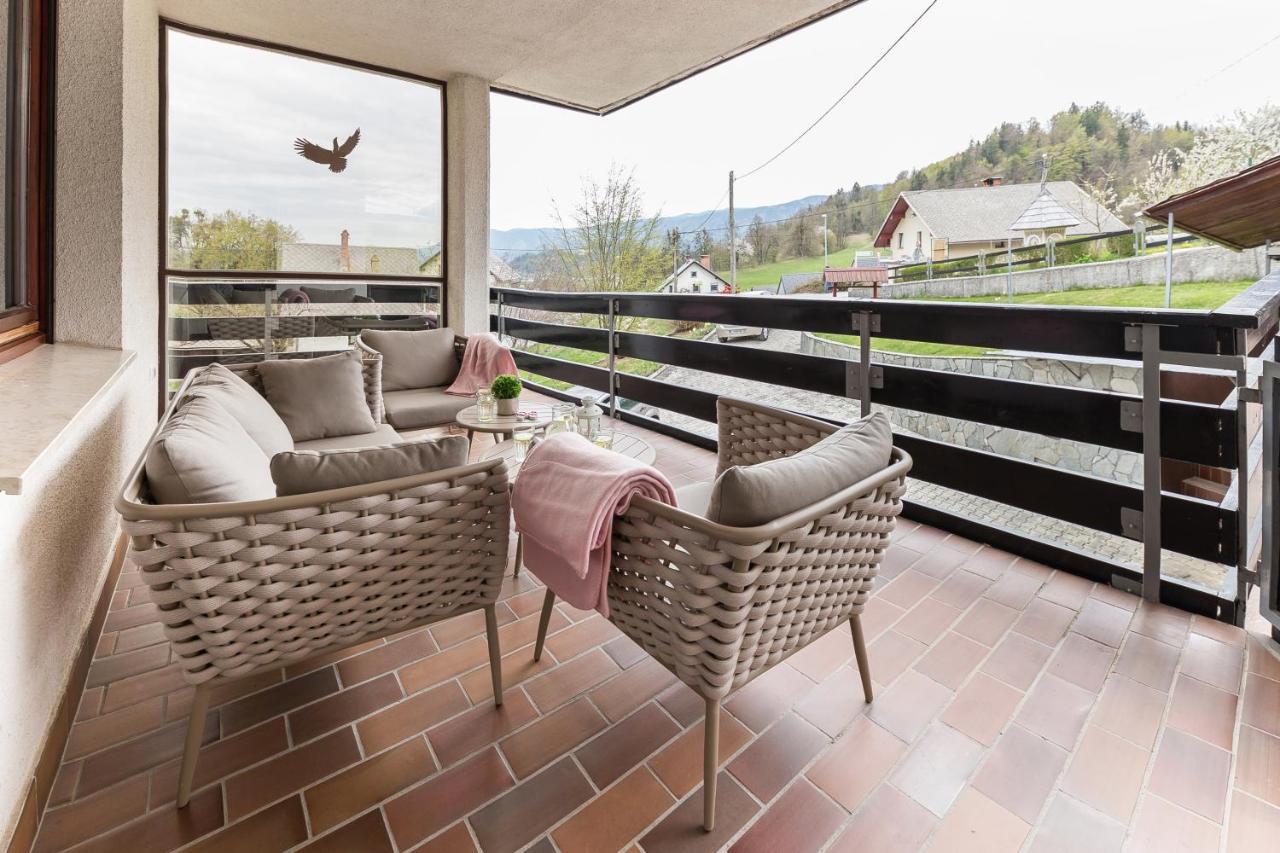 Apartment Valy - Free Bikes, Relaxing Terrace & Near Bled Eksteriør bilde